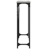 VidaXL Wandtafel 102x22,5x75 cm bewerkt hout grijs sonoma eikenkleurig