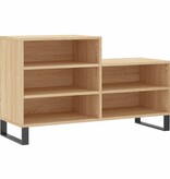 VidaXL Schoenenkast 102x36x60 cm bewerkt hout sonoma eikenkleurig