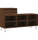 VidaXL Schoenenkast 102x36x60 cm bewerkt hout bruin eikenkleur