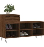 VidaXL Schoenenkast 102x36x60 cm bewerkt hout bruin eikenkleur