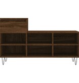 VidaXL Schoenenkast 102x36x60 cm bewerkt hout bruin eikenkleur