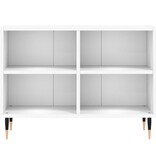 VidaXL Tv-meubel 69,5x30x50 cm bewerkt hout wit