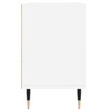 VidaXL Tv-meubel 69,5x30x50 cm bewerkt hout wit