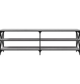 VidaXL Tv-meubel 160x40x50 cm bewerkt hout grijs sonoma eikenkleurig