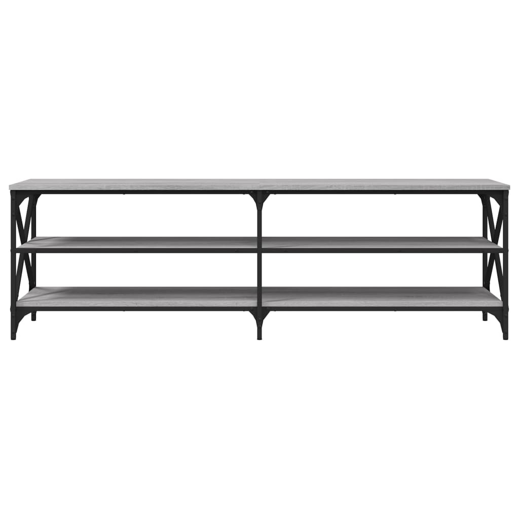 VidaXL Tv-meubel 160x40x50 cm bewerkt hout grijs sonoma eikenkleurig