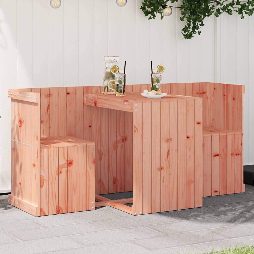 VidaXL Balkonset 2-zits massief douglashout