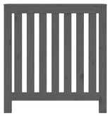 VidaXL Radiatorombouw 79,5x19x84 cm massief grenenhout grijs