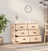 VidaXL Dressoir 100x40x75 cm massief grenenhout