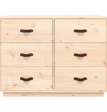 VidaXL Dressoir 100x40x75 cm massief grenenhout