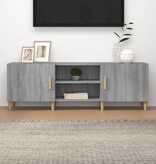 VidaXL Tv-meubel 150x30x50 cm bewerkt hout grijs sonoma eikenkleurig