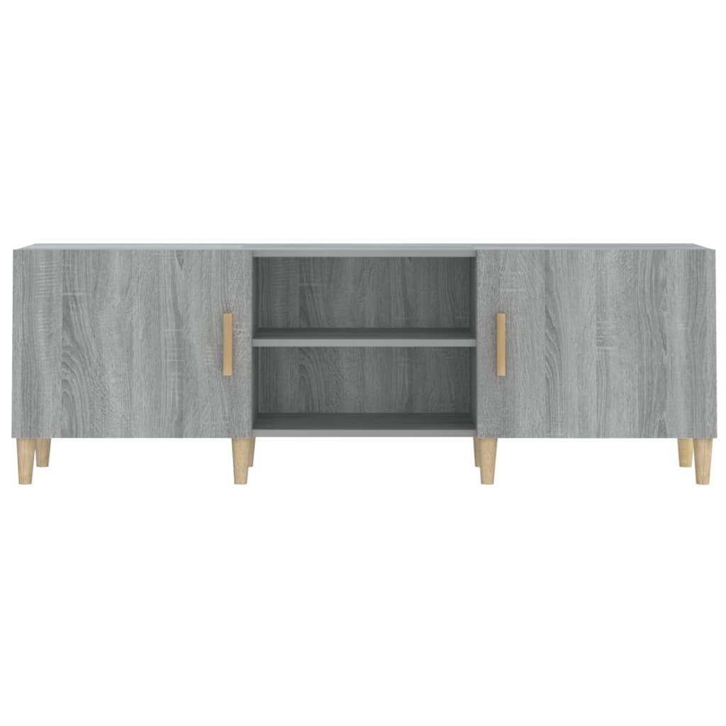 VidaXL Tv-meubel 150x30x50 cm bewerkt hout grijs sonoma eikenkleurig