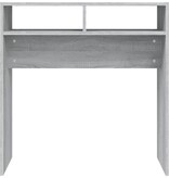 VidaXL Wandtafel 78x30x80 cm bewerkt hout grijs sonoma eikenkleurig