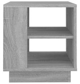 VidaXL Salontafel 40x40x43 cm bewerkt hout grijs sonoma eikenkleurig