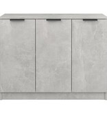 VidaXL Dressoir 90,5x30x70 cm bewerkt hout betongrijs
