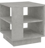 VidaXL Salontafel 40x40x43 cm bewerkt hout betongrijs