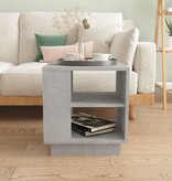 VidaXL Salontafel 40x40x43 cm bewerkt hout betongrijs