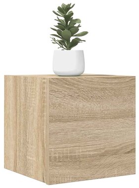 VidaXL Tv-wandmeubelen 4 st 30,5x30x30 cm sonoma eikenkleurig
