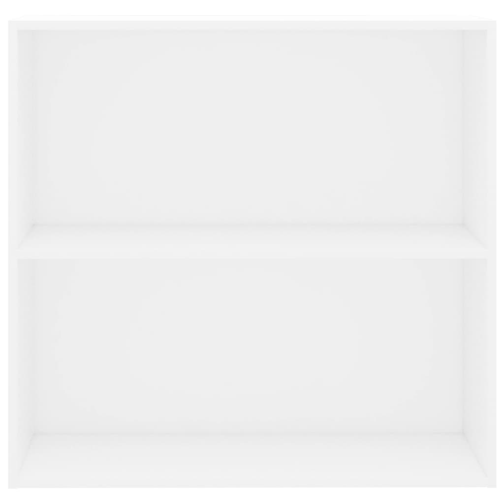 VidaXL Boekenkast 80x30x76,5 cm bewerkt hout wit