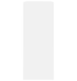 VidaXL Boekenkast 80x30x76,5 cm bewerkt hout wit