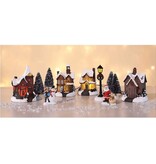 VidaXL Kerstdorp met LED's