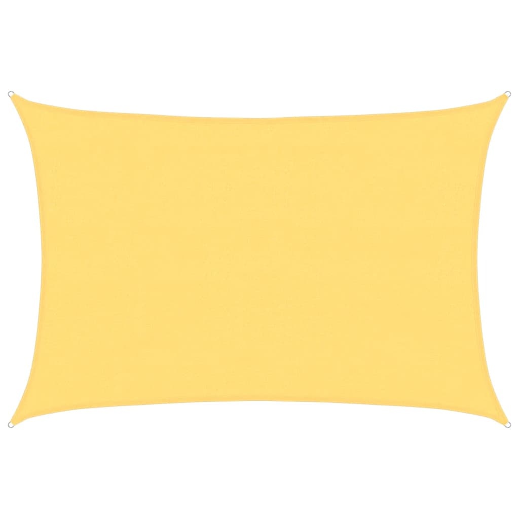 VidaXL Zonnescherm HDPE rechthoekig 4x6 m beige
