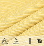 VidaXL Zonnescherm HDPE rechthoekig 4x6 m beige