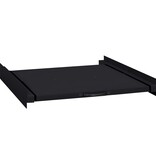 VidaXL Wasmachine Tussenplank Zwart 60 x 60 x 8 cm Staal