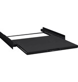 VidaXL Wasmachine Tussenplank Zwart 60 x 60 x 8 cm Staal