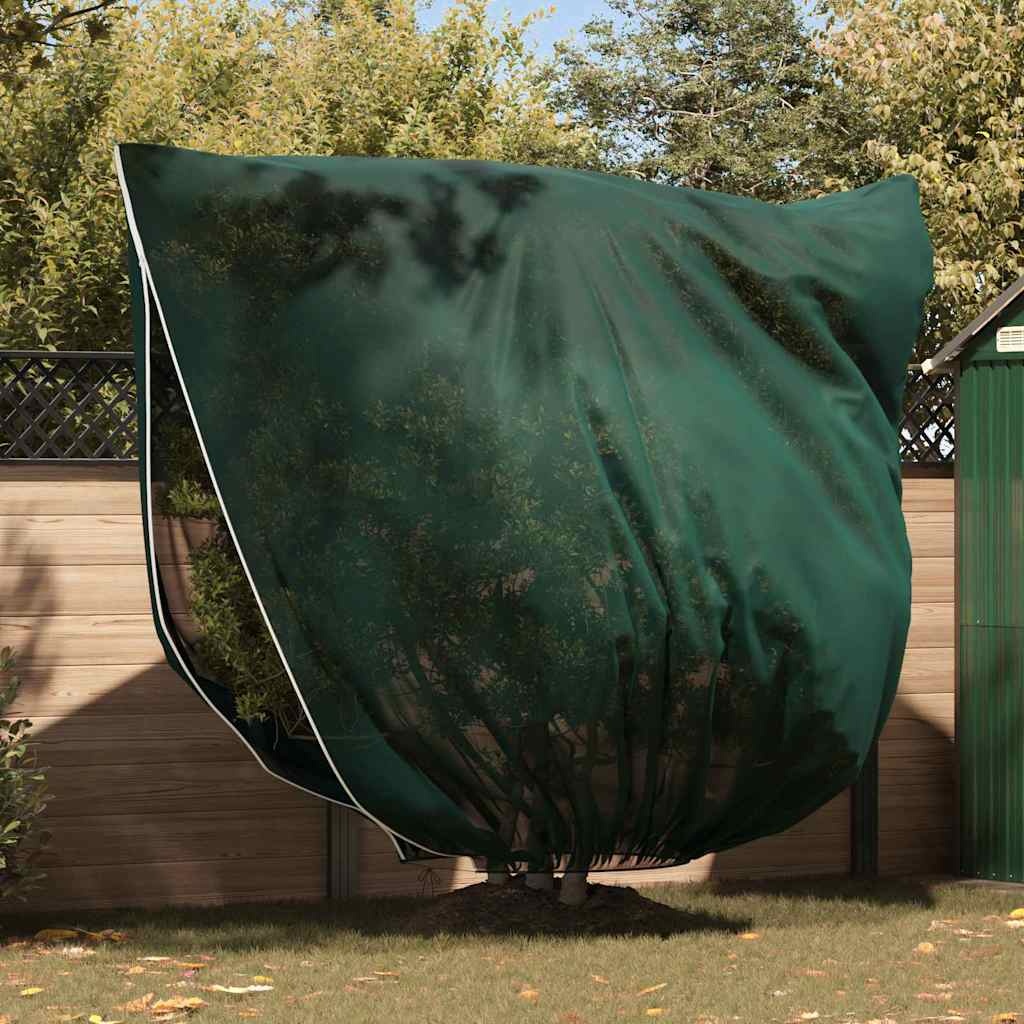 VidaXL Vorstbescherming Plantenfleece Covers 3 pcs Groen 2 x 2,36 m