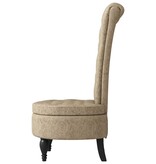 VidaXL Slipper Stoel Lichtgrijs 56,5 x 70 x 110 cm Nep Suede Leer