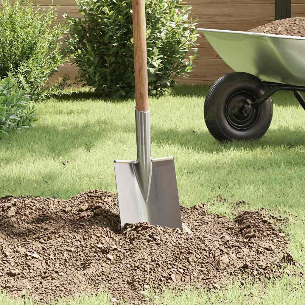 VidaXL Schep Hoofd Zilver 43 x 17 cm Gepoedercoat staal