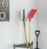 VidaXL Schep Hoofd Zilver 43 x 17 cm Gepoedercoat staal