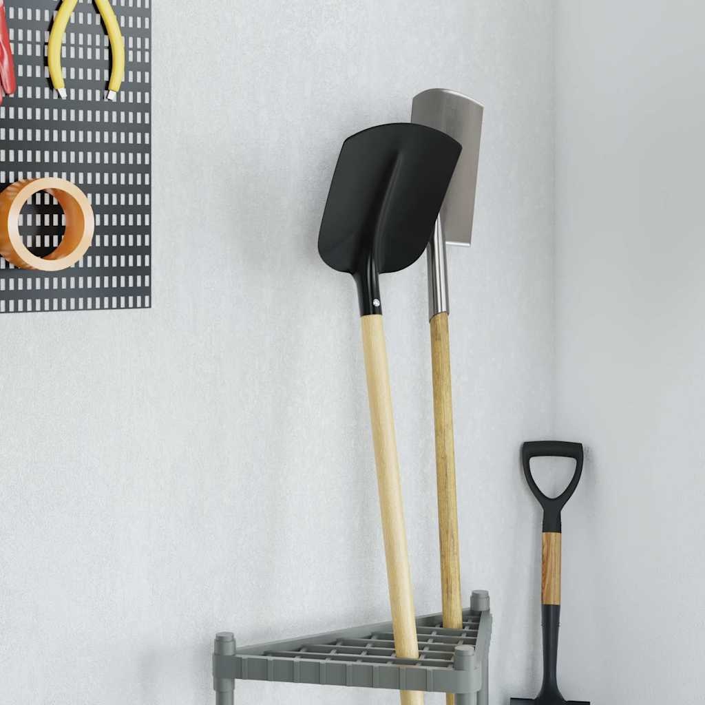 VidaXL Schep Hoofd 4 pcs Zwart 34,5 x 24 cm Gepoedercoat staal