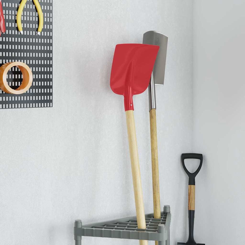 VidaXL Schep Hoofd Rood 32 x 24,5 cm Gepoedercoat staal