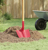 VidaXL Schep Hoofd Rood 39,5 x 27,5 cm Gepoedercoat staal