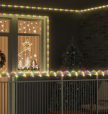 VidaXL Touwenlicht met 2400 LED Multikleur 100 m PVC