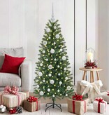 VidaXL Kerstbal Set met 150 LED 61 pcs Wit Kunststof