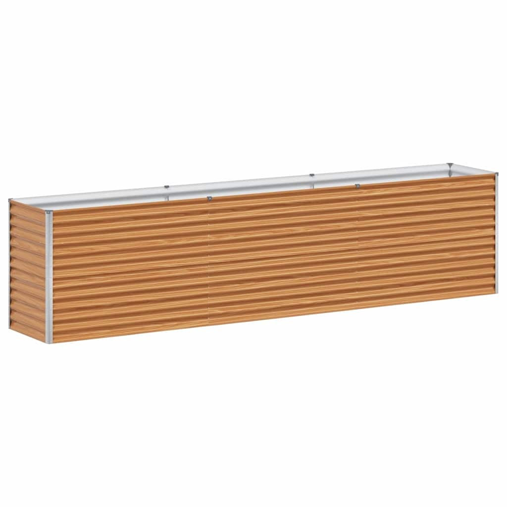 VidaXL Verhoogde plantenbak 290 x 50 x 68 cm Gegalvaniseerd staal