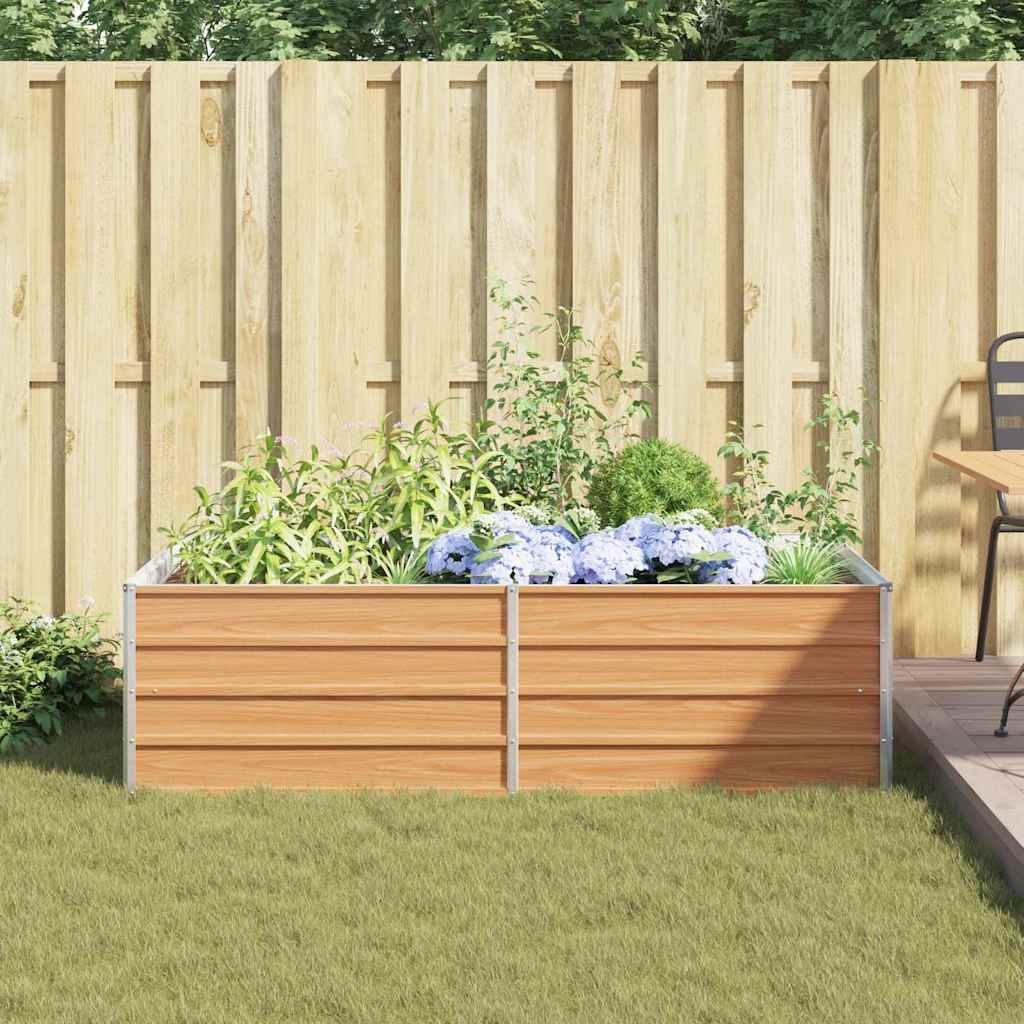 VidaXL Verhoogde plantenbak Licht Bruin 160 x 80 x 45 cm