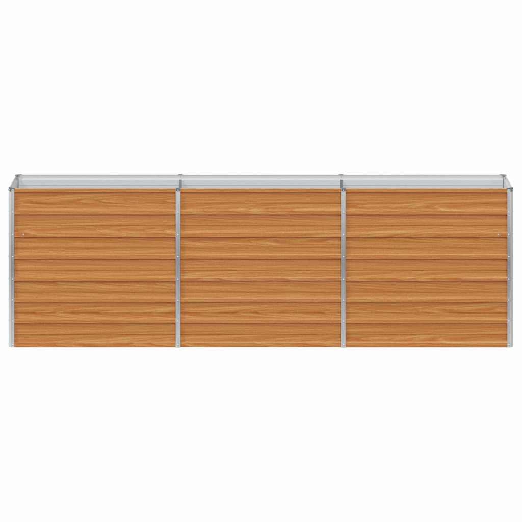 VidaXL Verhoogde plantenbak Licht Bruin 240 x 40 x 77 cm