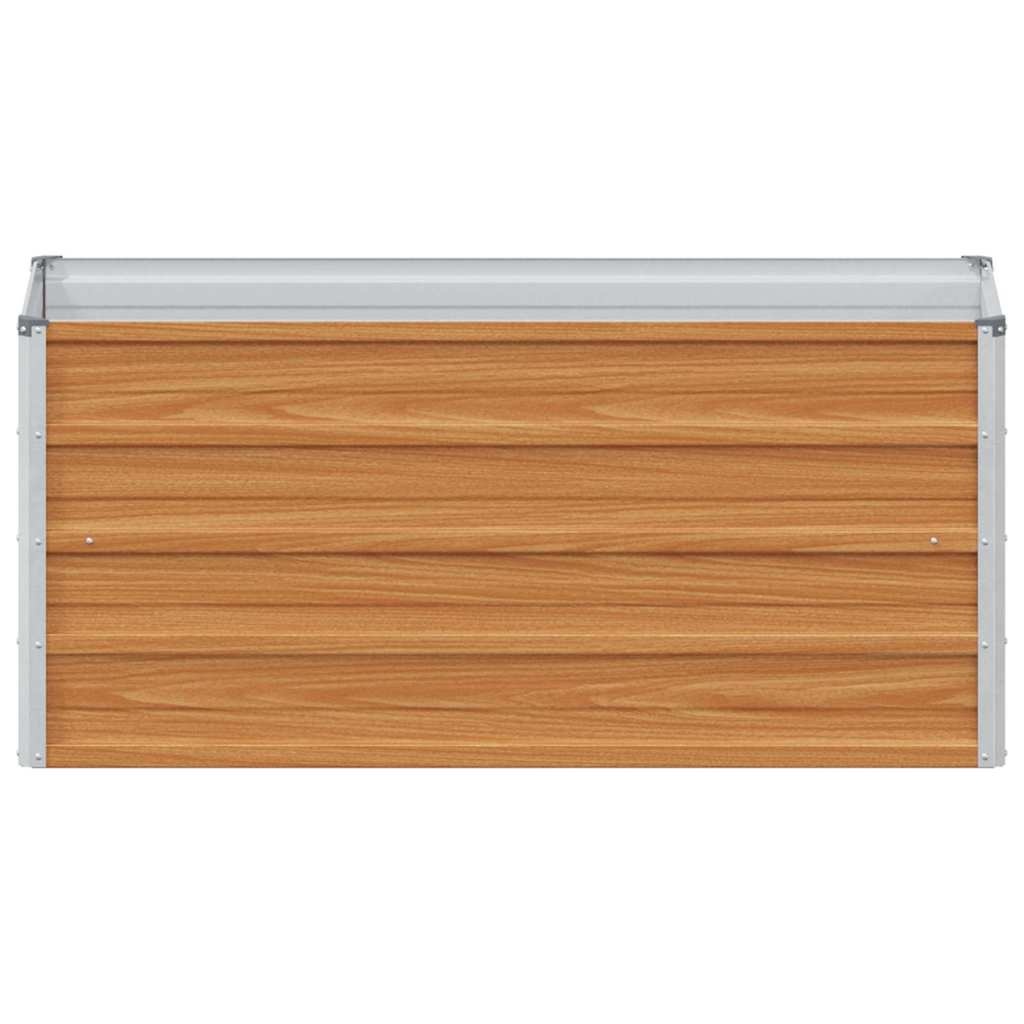 VidaXL Verhoogde plantenbak Licht Bruin 100 x 40 x 45 cm