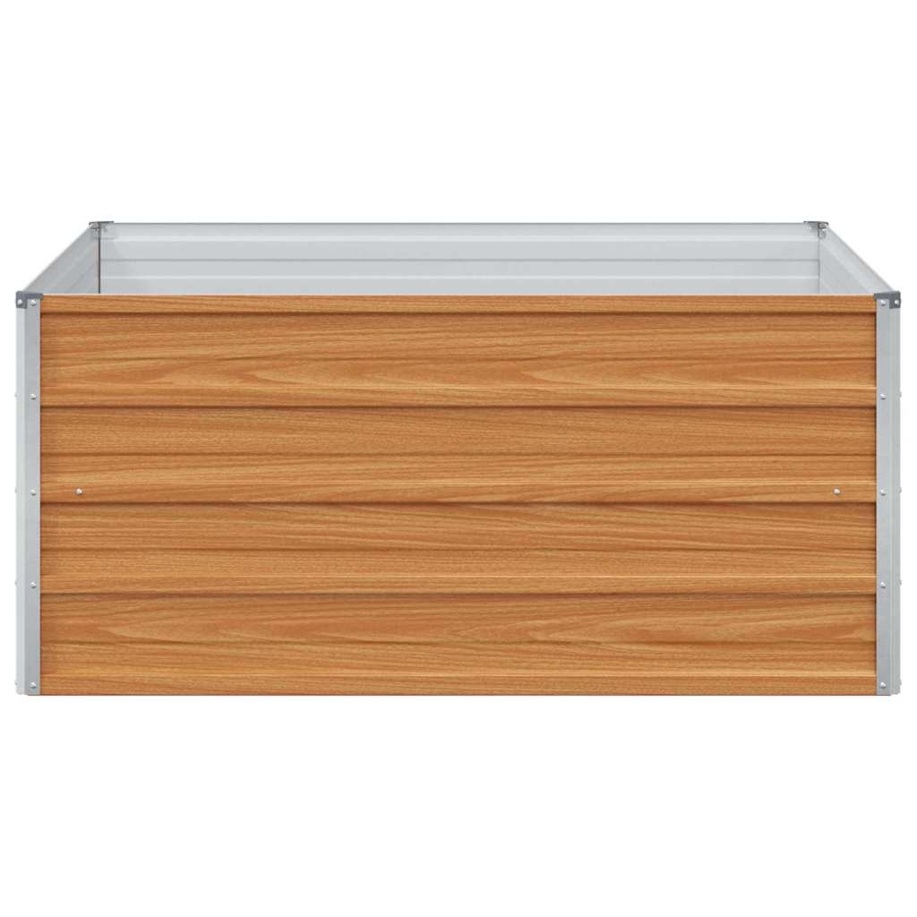 VidaXL Verhoogde plantenbak Licht Bruin 100 x 100 x 45 cm