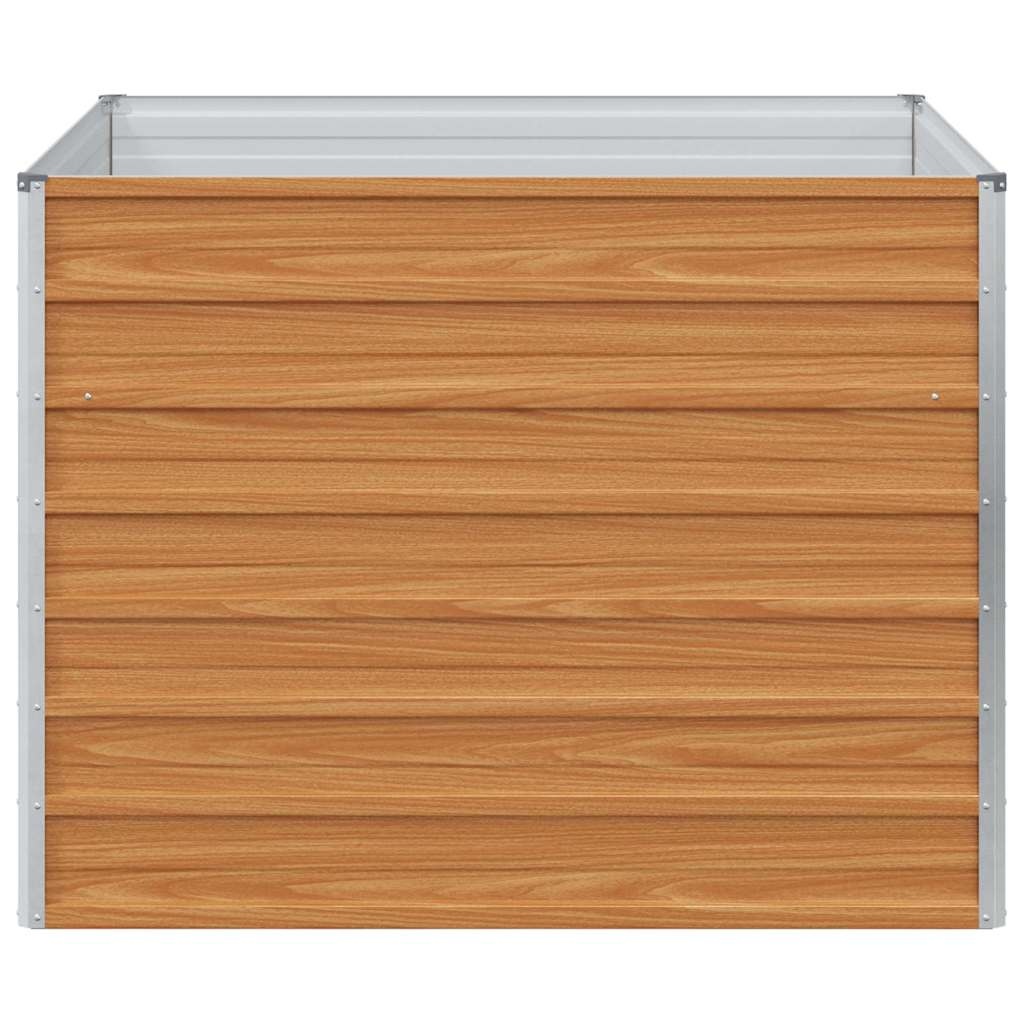 VidaXL Verhoogde plantenbak Licht Bruin 100 x 100 x 77 cm