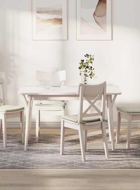 VidaXL Zitkussens 4 pcs Crème 40 x 40 x 3 cm Fluweel