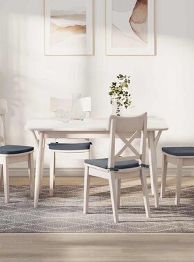 VidaXL Zitkussens 4 pcs Donkergrijs 40 x 40 x 3 cm Fluweel