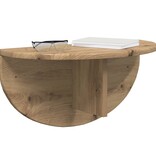 VidaXL Wandplank 2 pcs Artisan Eiken 38 x 19 x 19 cm Bewerkt hout