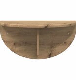 VidaXL Wandplank Artisan Eiken 38 x 19 x 19 cm Bewerkt hout
