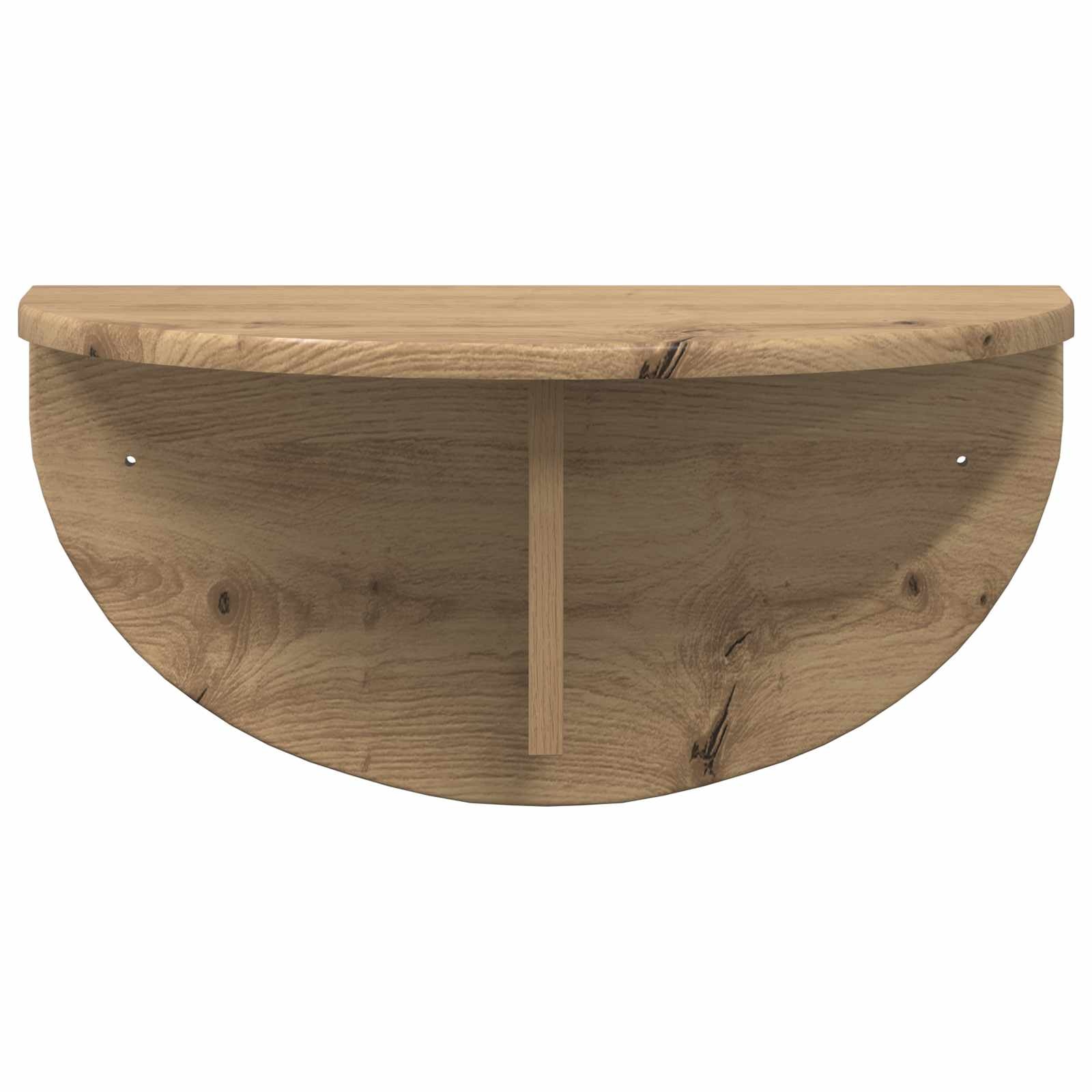 VidaXL Wandplank Artisan Eiken 38 x 19 x 19 cm Bewerkt hout