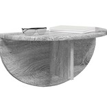 VidaXL Wandplank 2 pcs Grijs Sonoma 38 x 19 x 19 cm Bewerkt hout