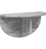 VidaXL Wandplank Grijs Sonoma 38 x 19 x 19 cm Bewerkt hout